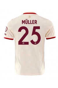 Bayern Munich Thomas Muller #25 Jalkapallovaatteet Kolmaspaita 2024-25 Lyhythihainen